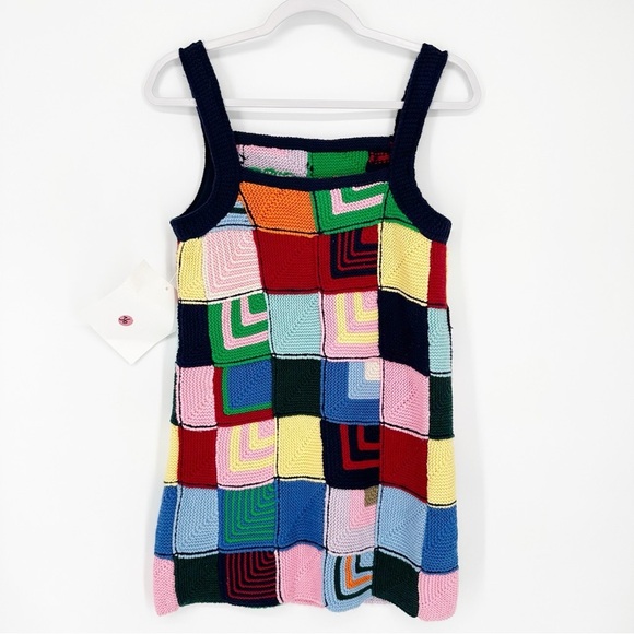 RE/DONE Knit Multi Patchwork Tank Minidress - Picture 5 of 9